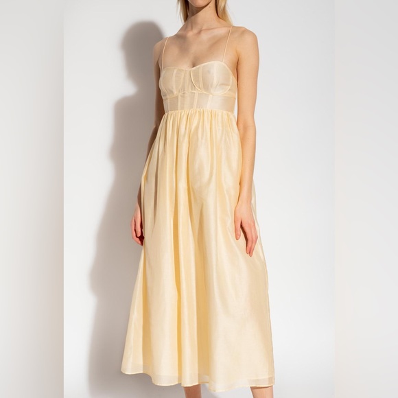 Ulla Johson Mariza Organza Midi Dress - Picture 2 of 10